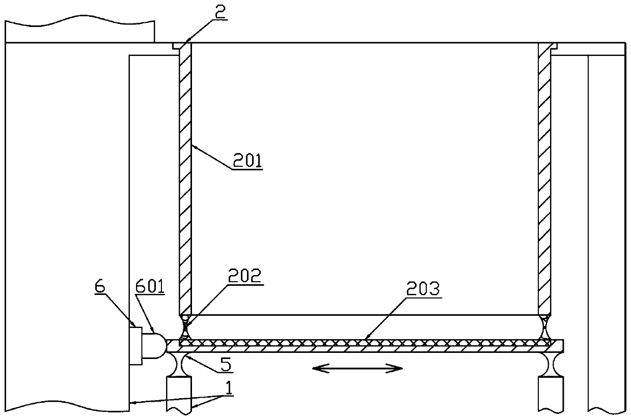 High-frequency shearing light curing three-dimensional forming device and method