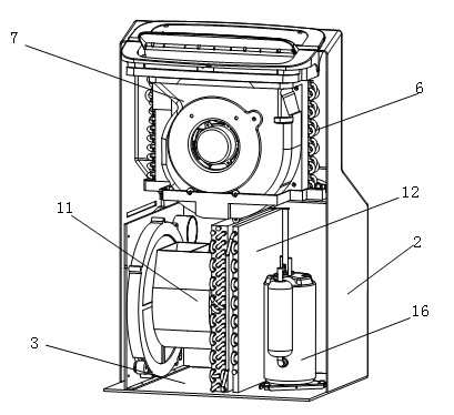 Portable type air conditioner