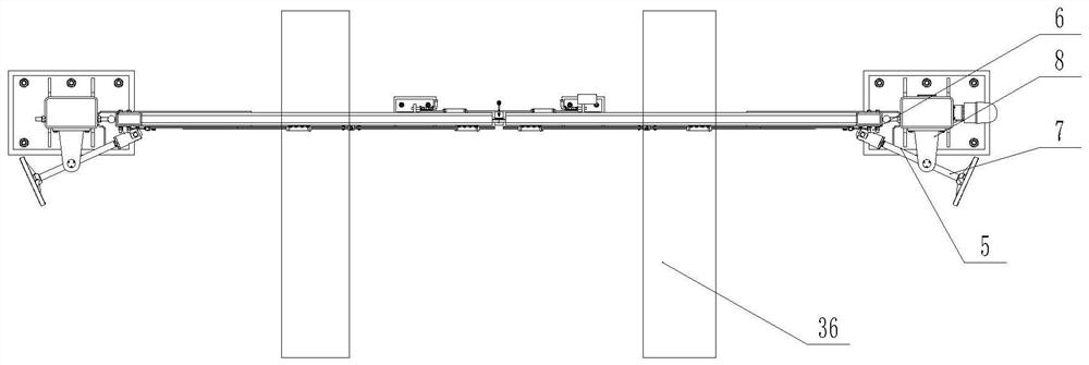 A locomotive limit detection device