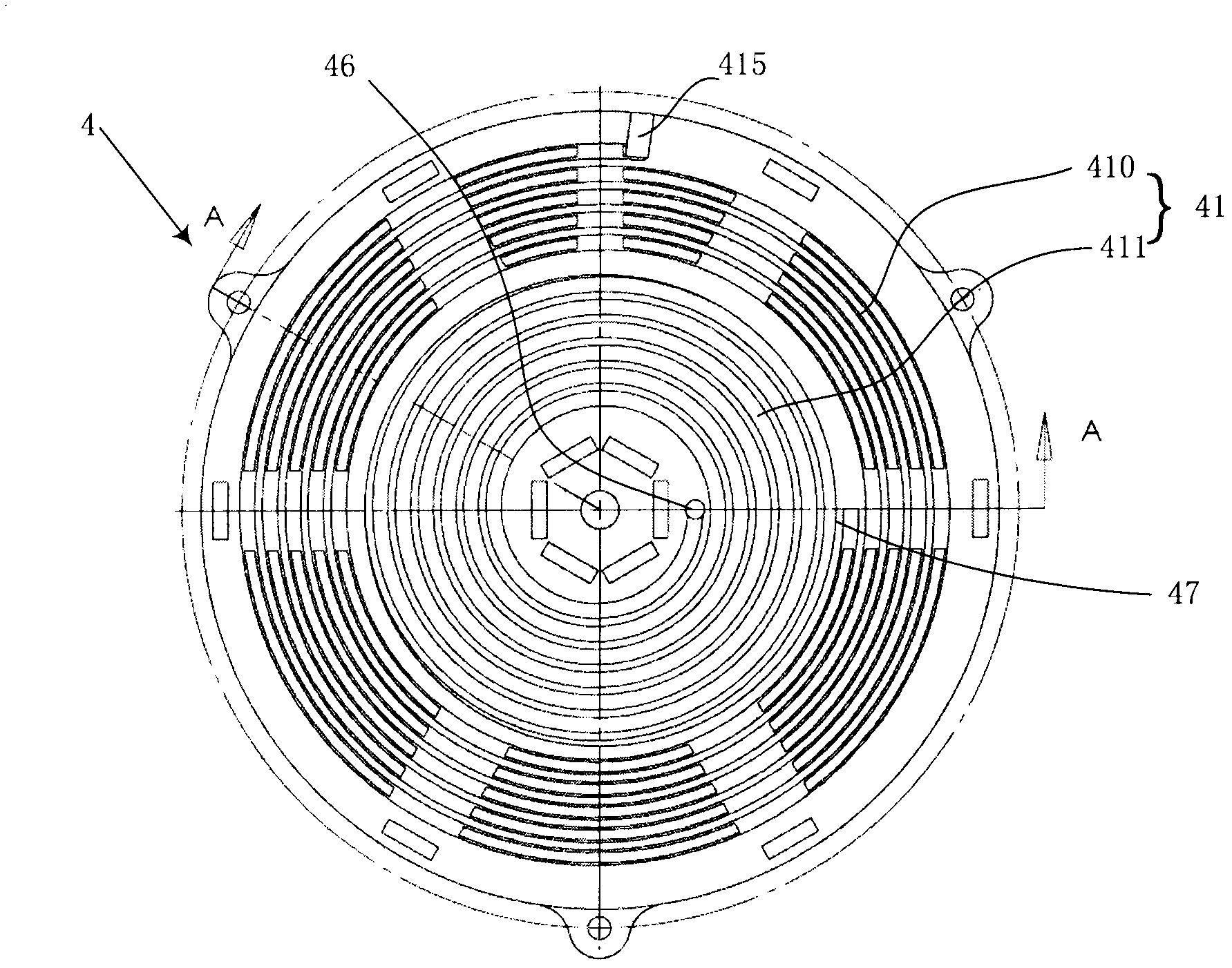 Coil panel and assembling method of coil panel and coil panel support and electromagnetic range