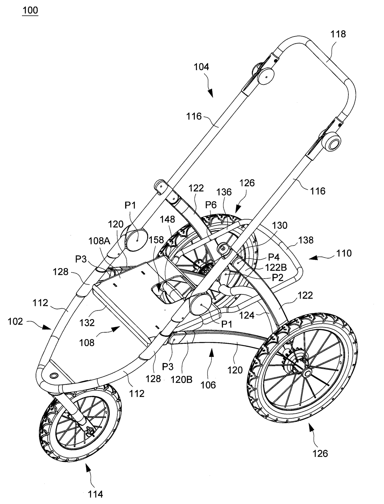 Infant Stroller Apparatus