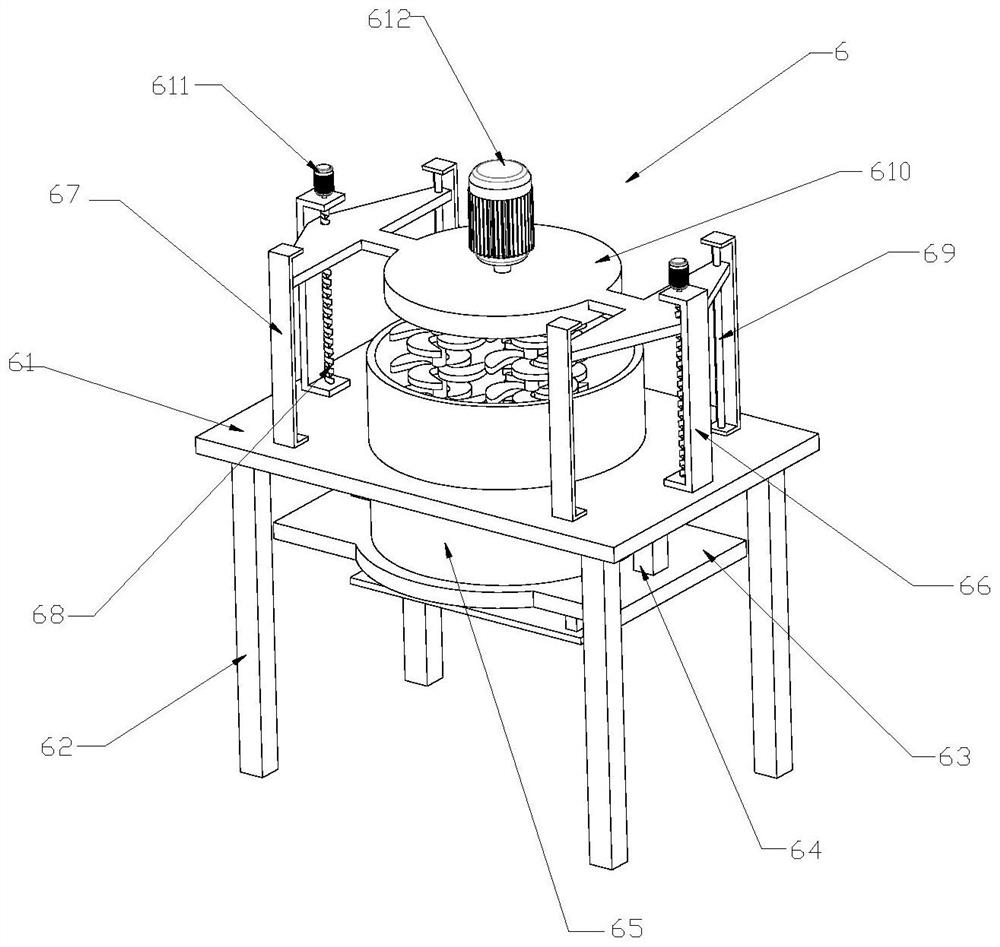 Production device of pressed face powder