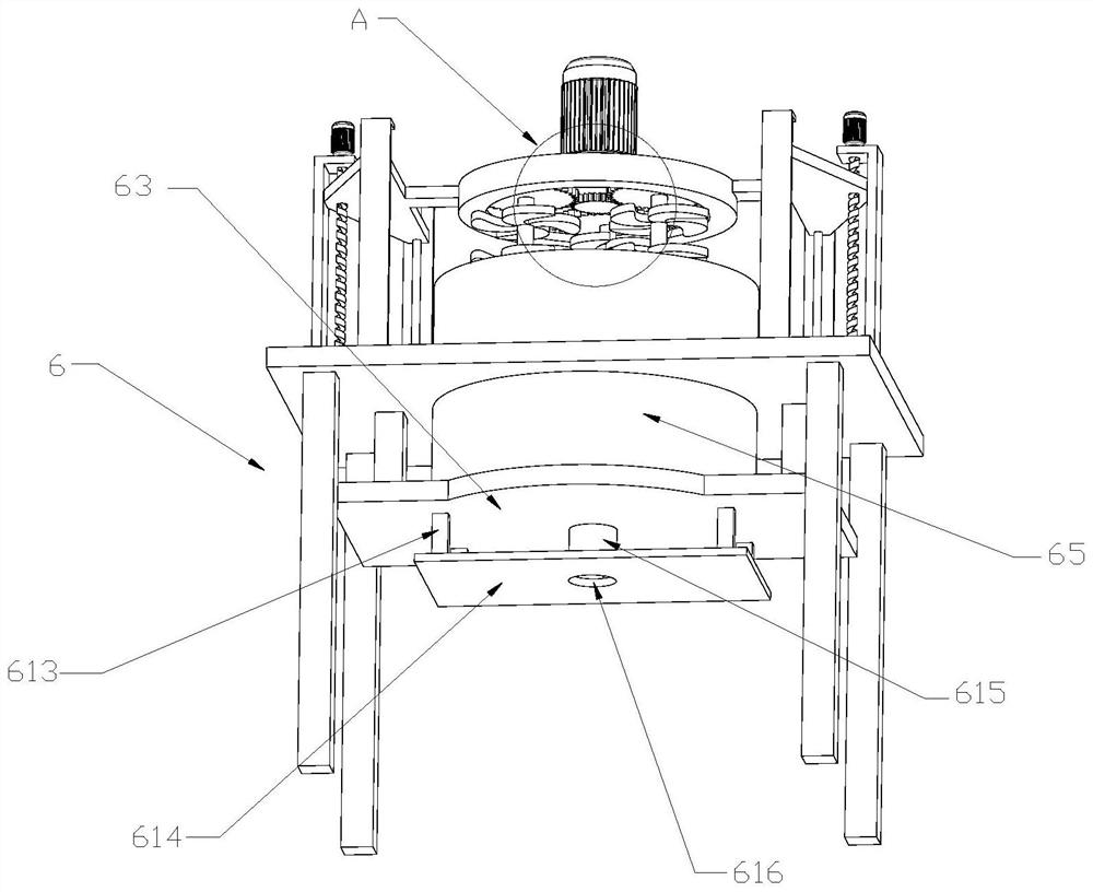 Production device of pressed face powder