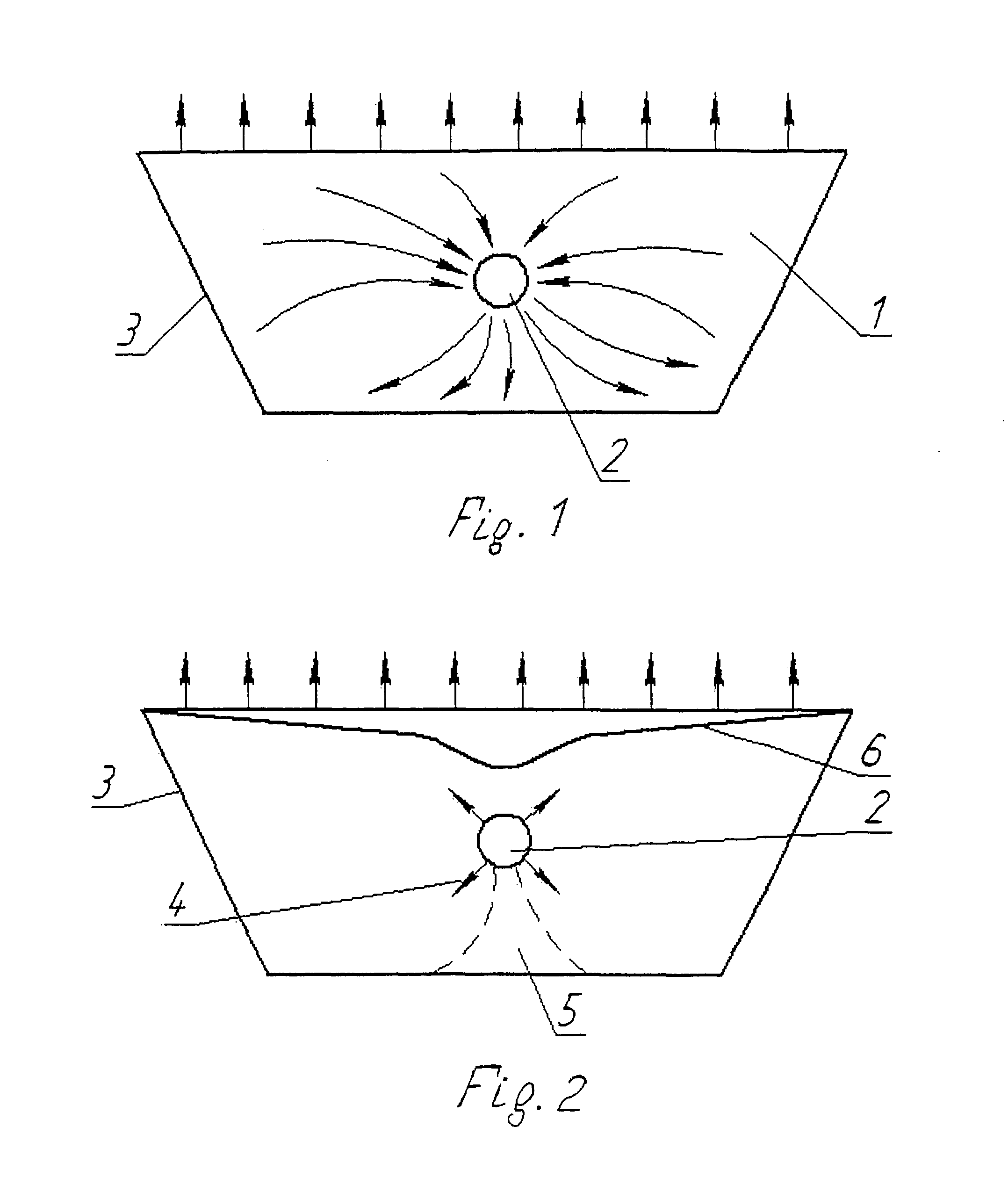 Method for making castings by directed solidification from a selected point of melt toward casting periphery
