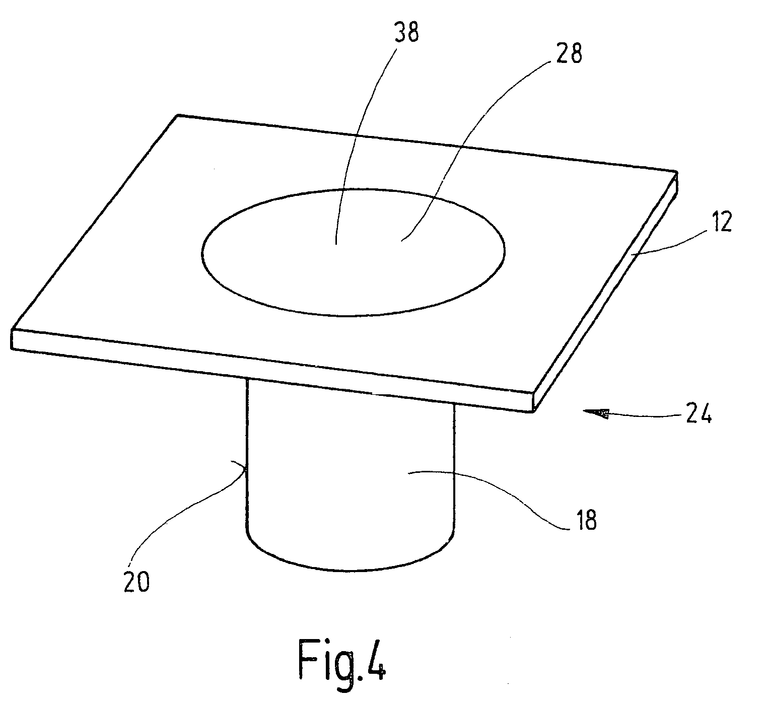 Intergrated semiconductor component for high-frequency measurement and use thereof
