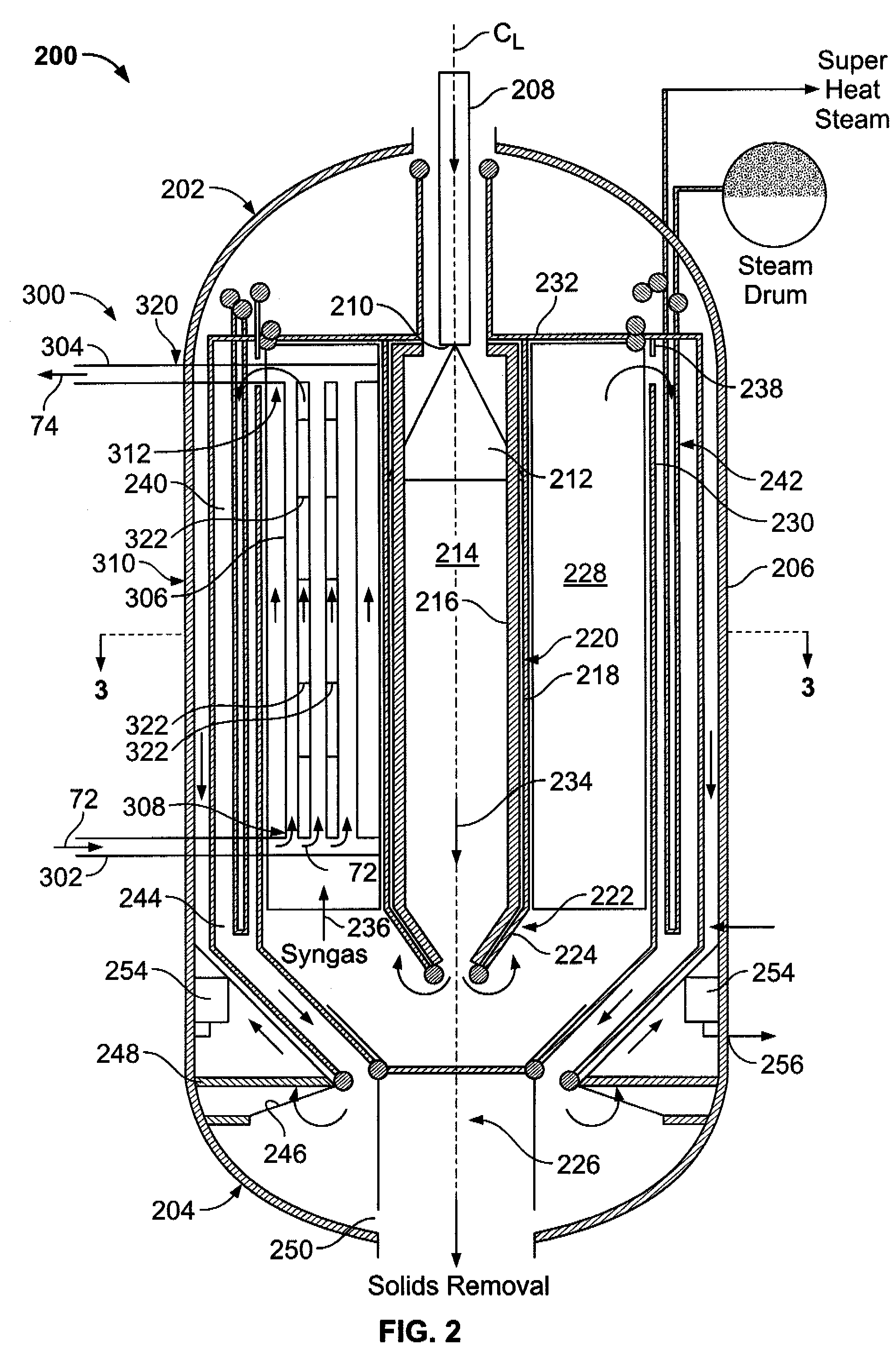 Methods and apparatus to facilitate cooling syngas in a gasifier