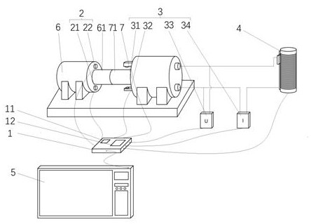 A power output stability detection system for generating sets based on power detection