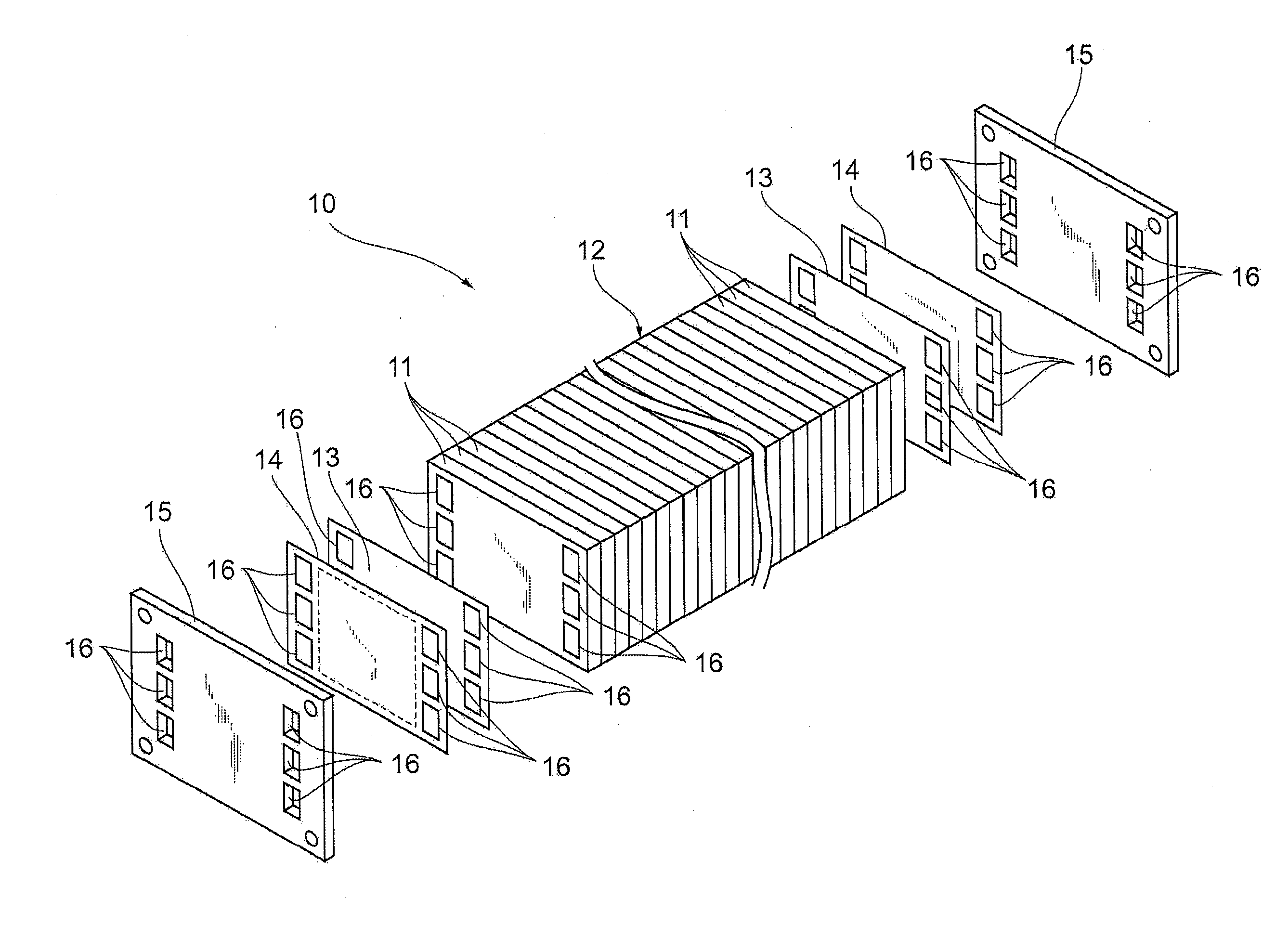 Plate member for fuel cell, manufacturing method of the plate member, and fuel cell