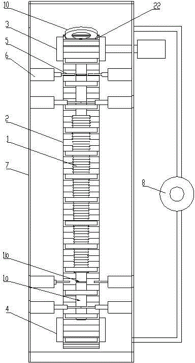 Continuous type round hole broaching machine