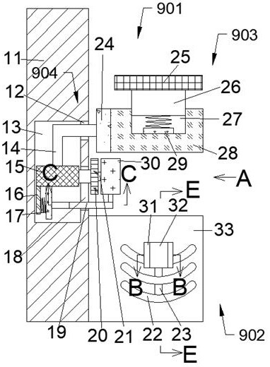 Convenient-to-support standing type leg rehabilitation medical instrument