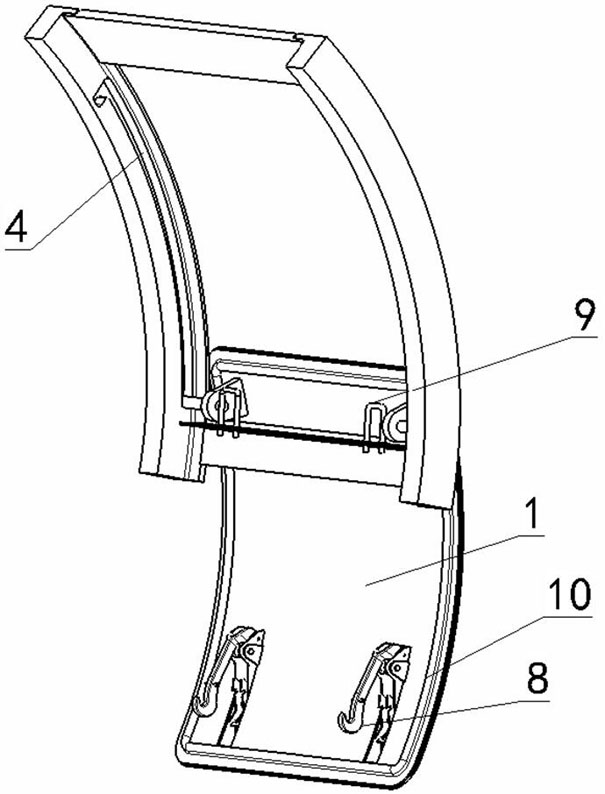 Small quick-release waterproof cabin door