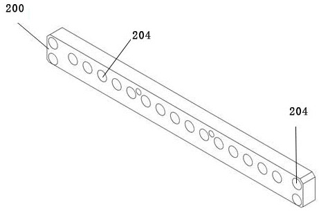 Multi-runner printing device based on battery pole piece coating and printing method thereof