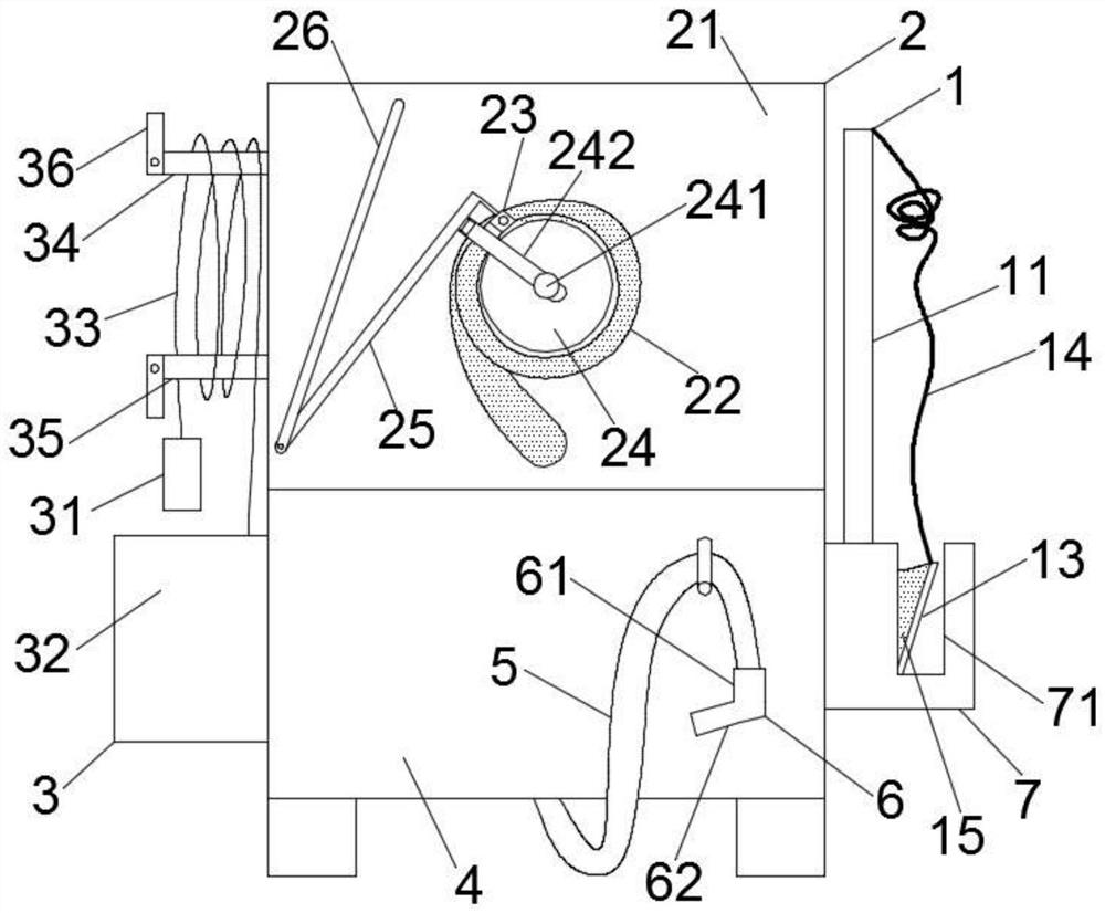 Bridge pile hole sediment treatment device