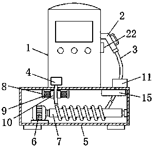 Automobile charging pile wire winding device and method thereof