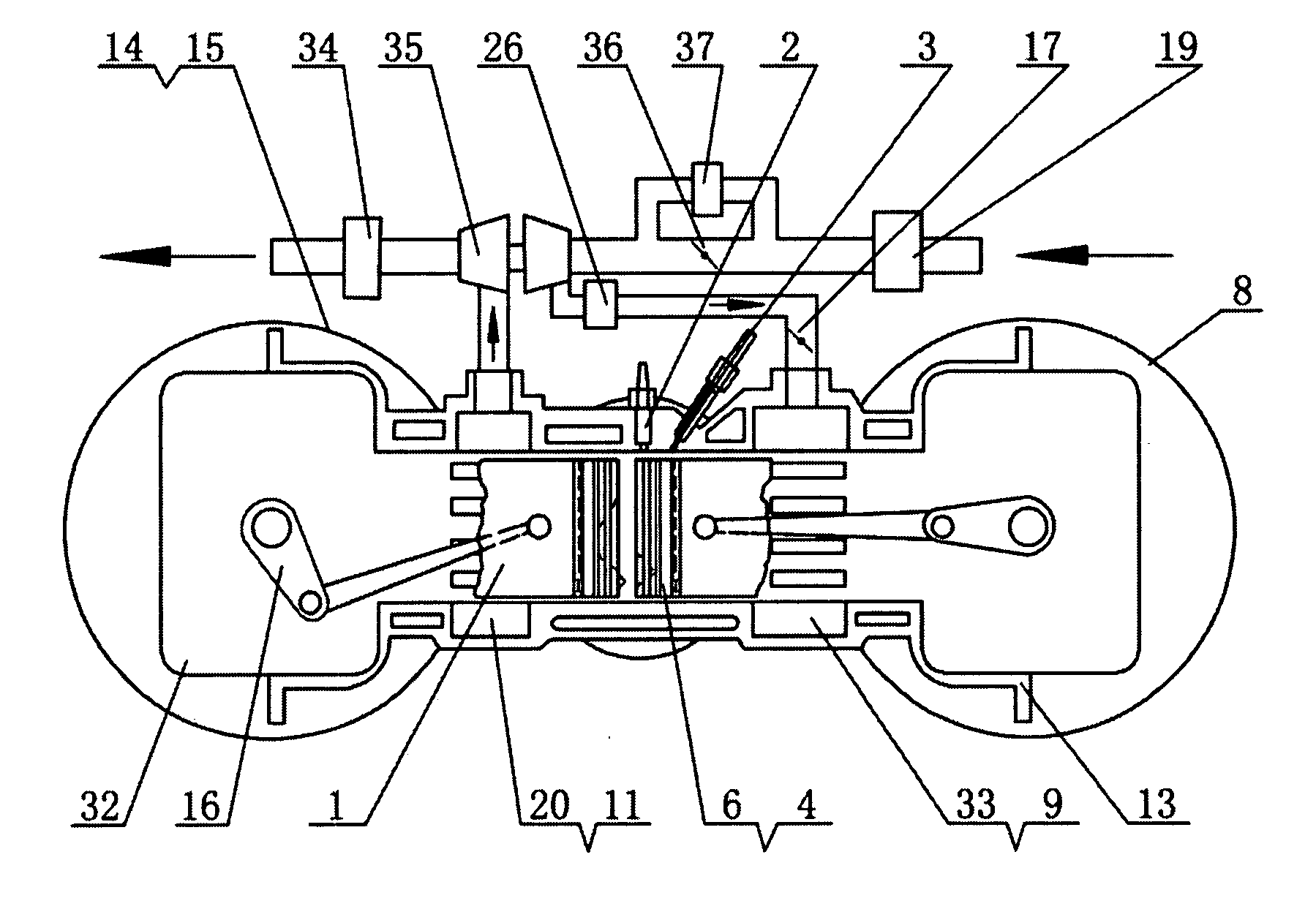 Differential Speed Reciprocating Piston Internal Combustion Engine