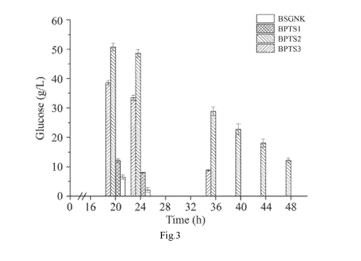 Method for Improving GlcNAc Production of Recombinant Bacillus Subtilis