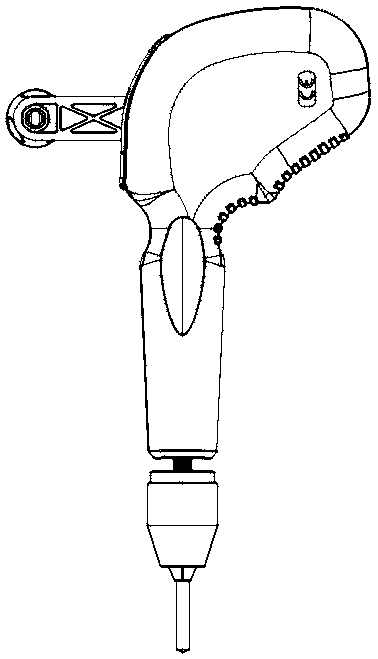 Hand drill for brain surgery and bone surgery