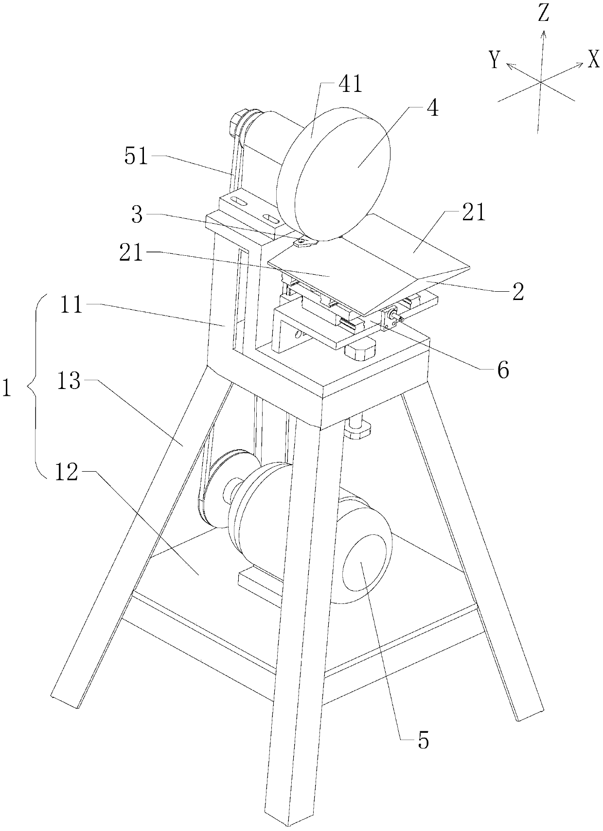 Collar chamfering machine