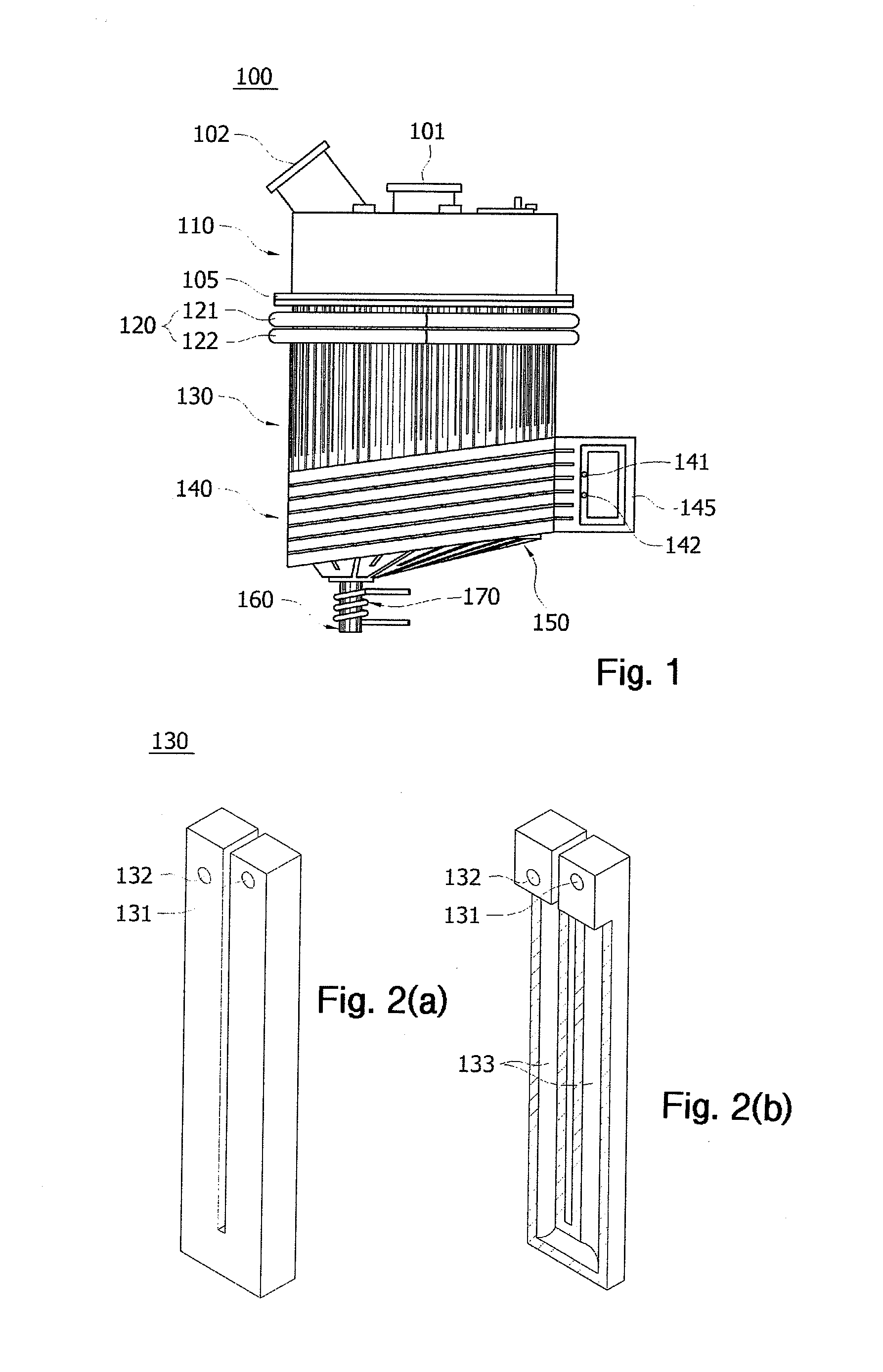 Cold crucible induction melter integrating induction coil and melting furnace