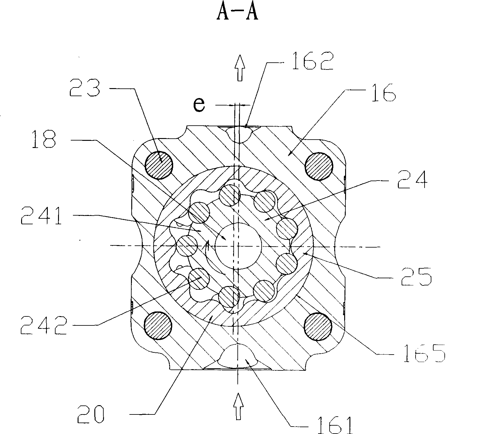 Modular internal gear pump or motor