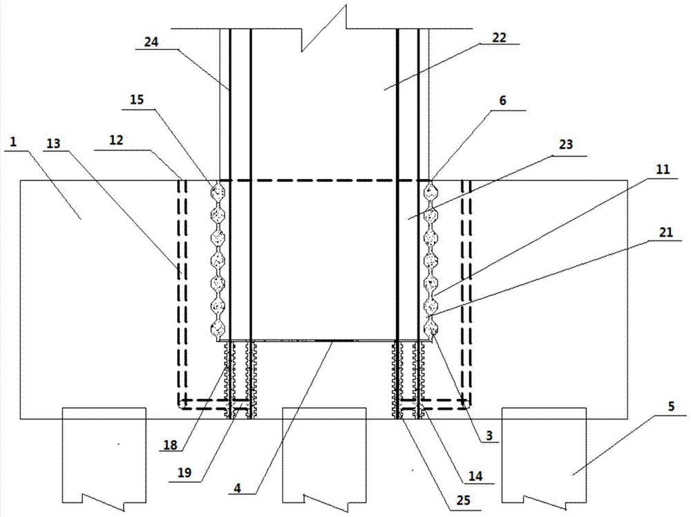 Combined connection structure and assembling method of prefabricated bridge pier column and cap socket and socket