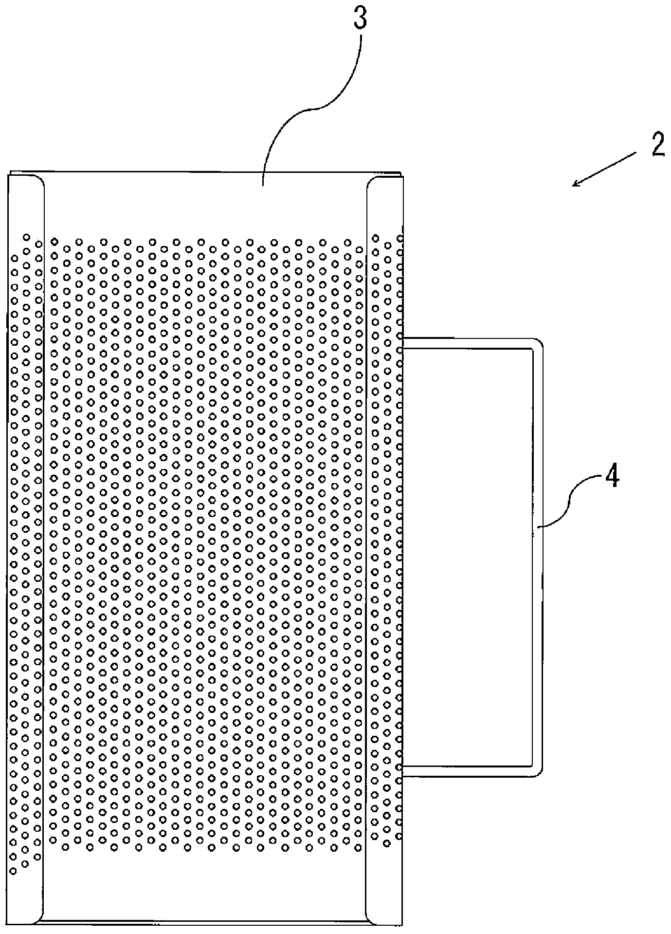 Assembly comprising edible-oil cleaning agent and container, and purification method of edible-oil using same