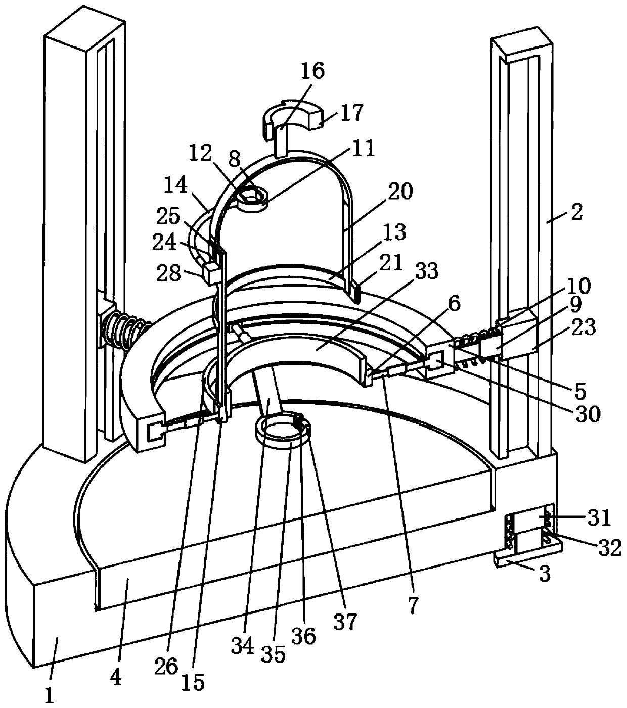 Infant body function defect general survey detection device