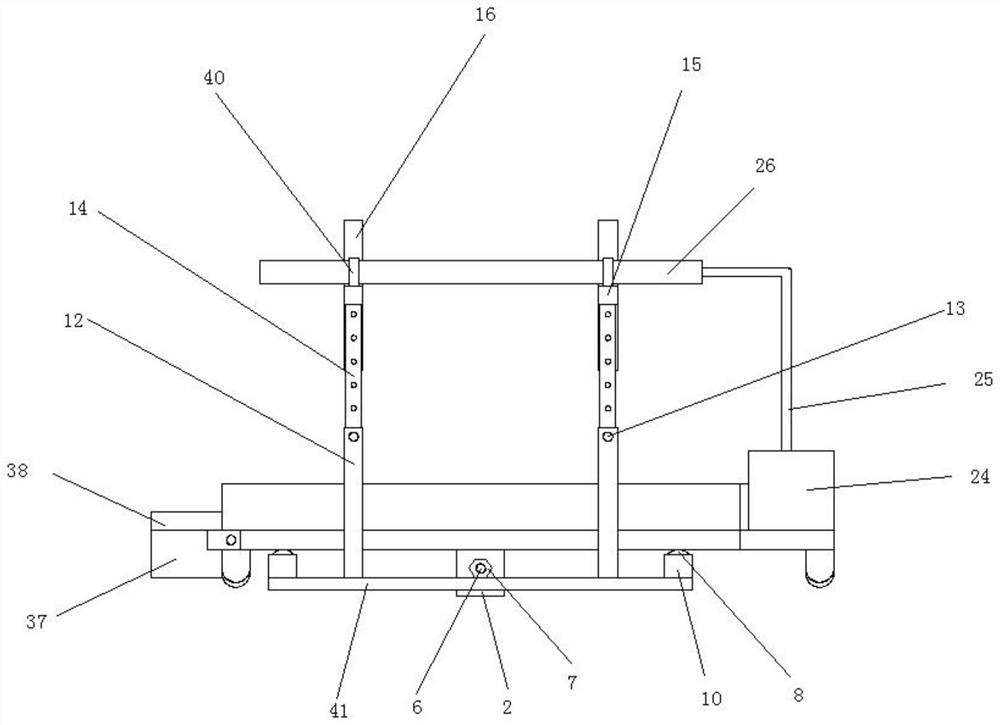 Four-limb positioning bed for animal husbandry veterinarians