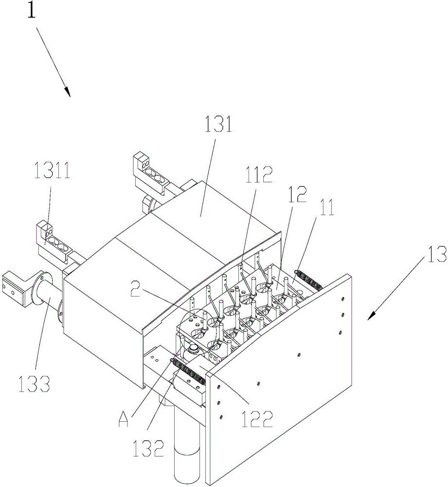 Tool changing and locking structure and automatic machine tool