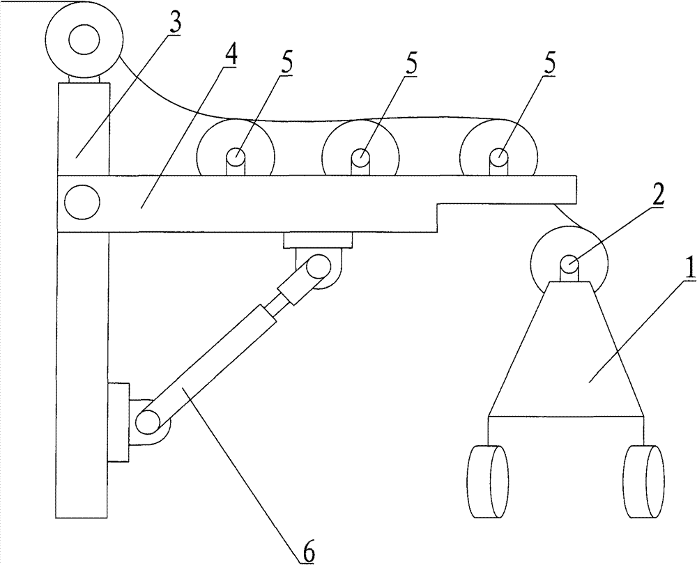 Cloth rolling method for cloth drying machine