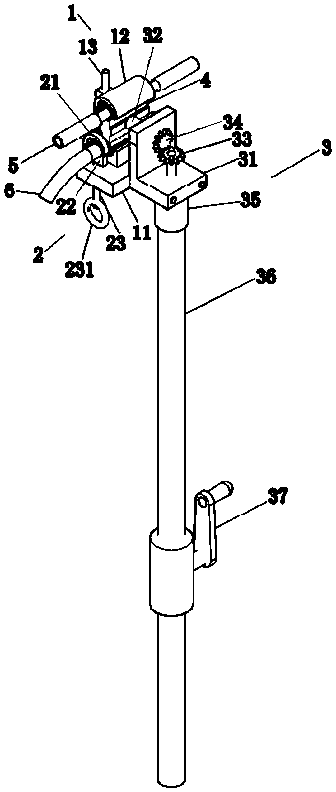 C-shaped wire clamp mounting tool and using method thereof