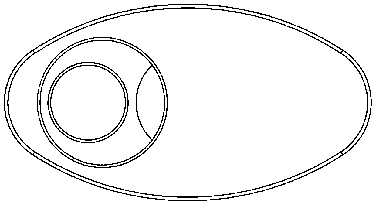 Two-stroke aero-engine composite silencer and application