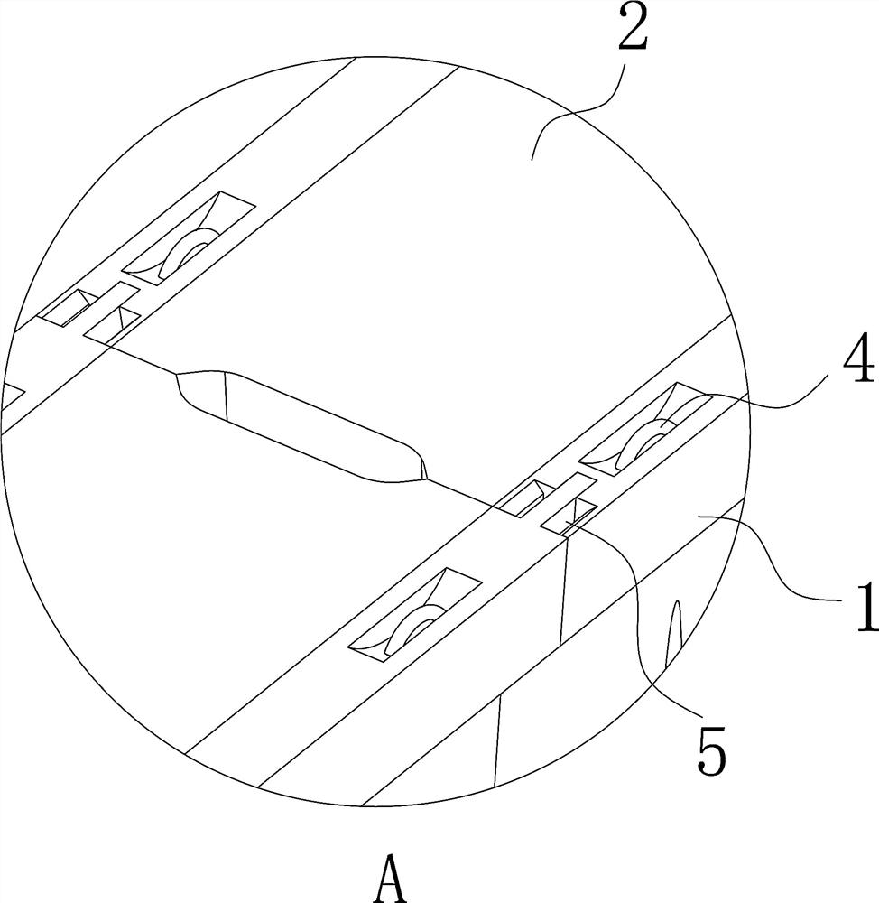 Fabricated type drainage ditch and construction method thereof