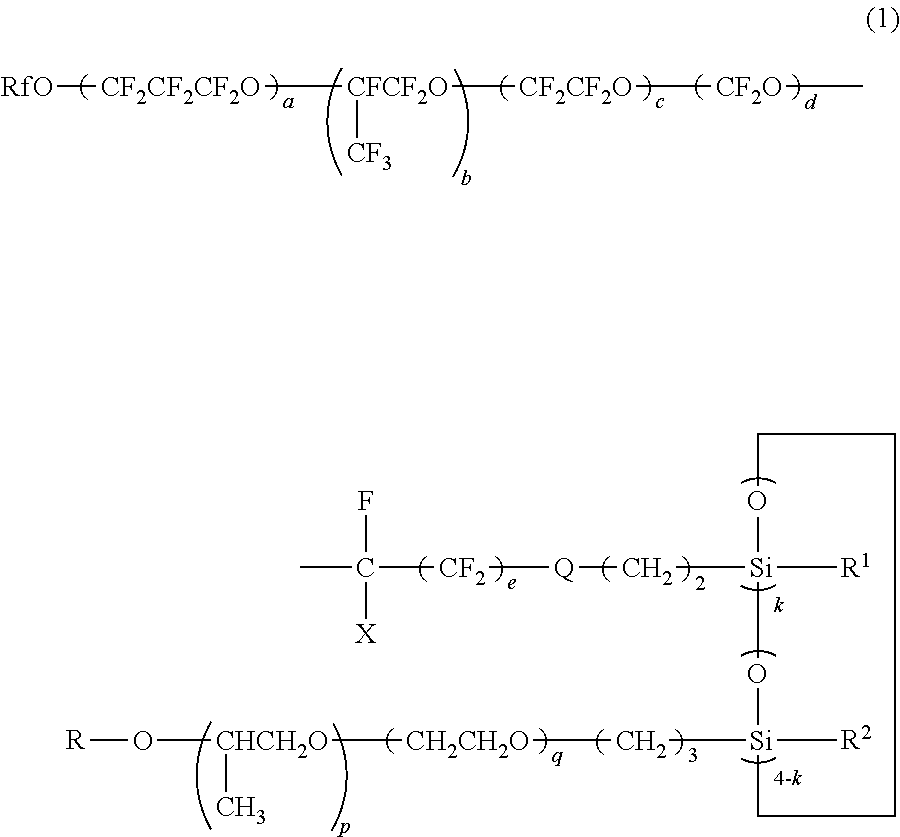 Polyether-modified polysiloxane containing a perfluoropolyether group and its production method