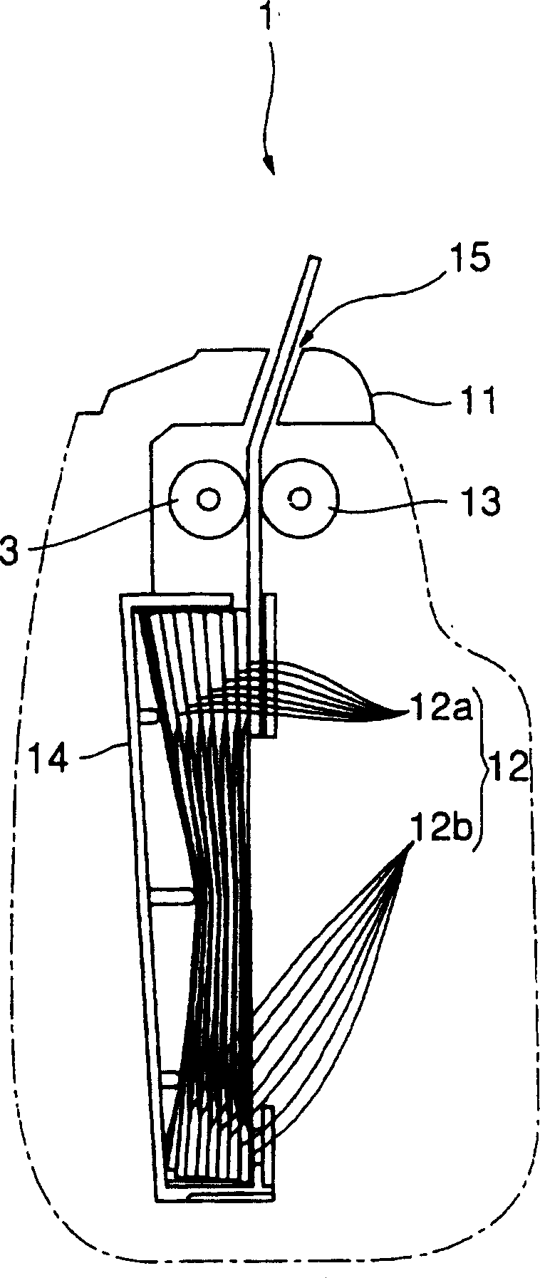 Camera and delivering device