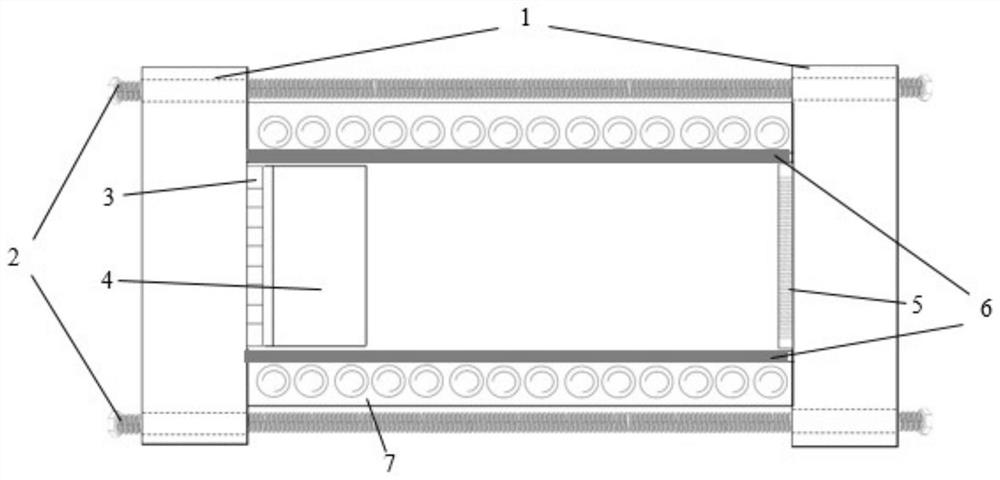 An experimental device for visually simulating the flow law of self-supporting fracturing fluid under pressure