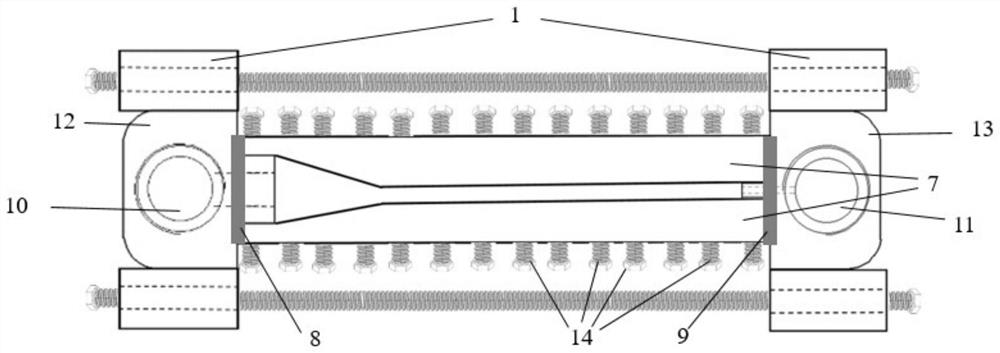 An experimental device for visually simulating the flow law of self-supporting fracturing fluid under pressure