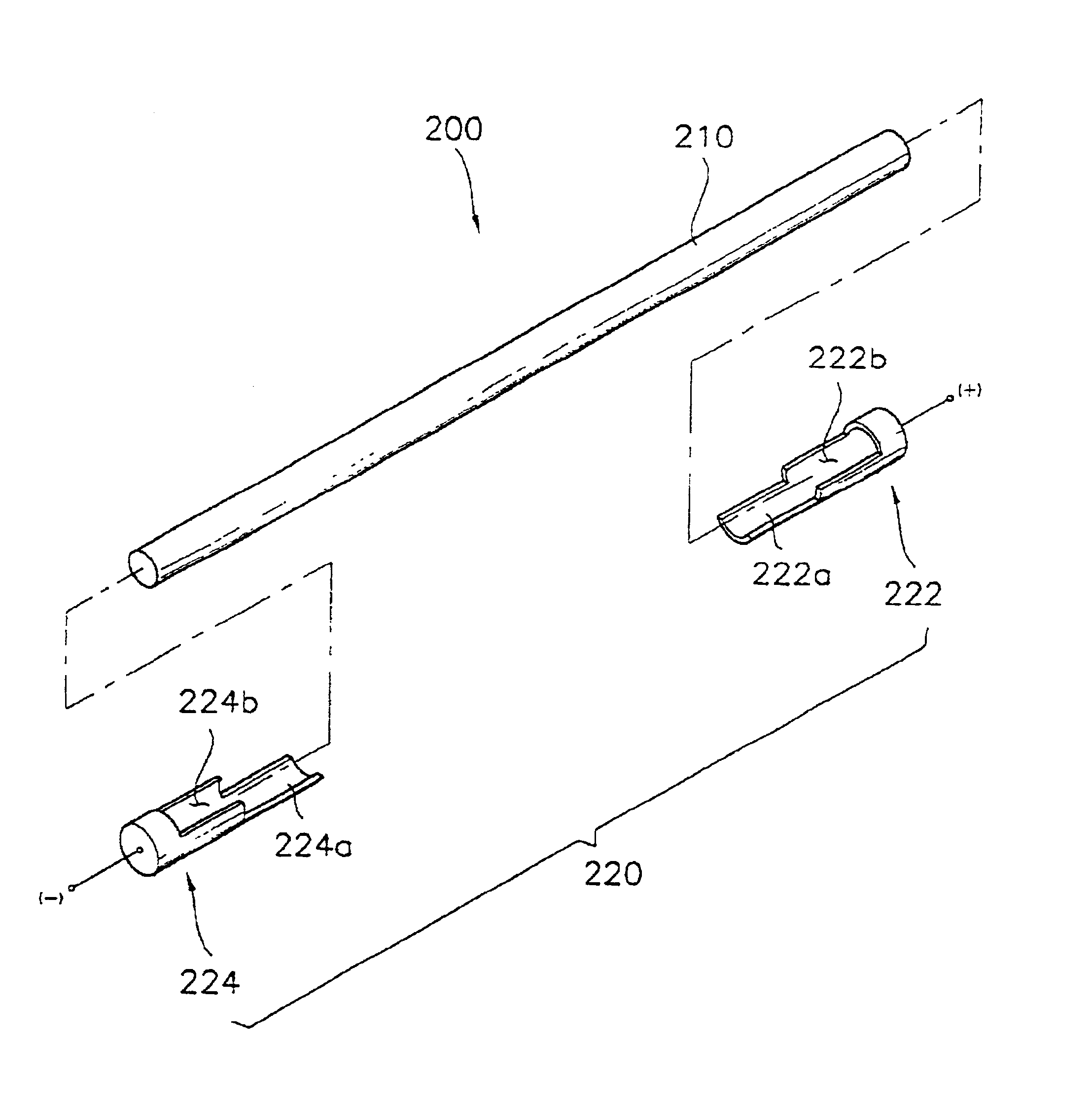 Lamp assembly for liquid crystal display device