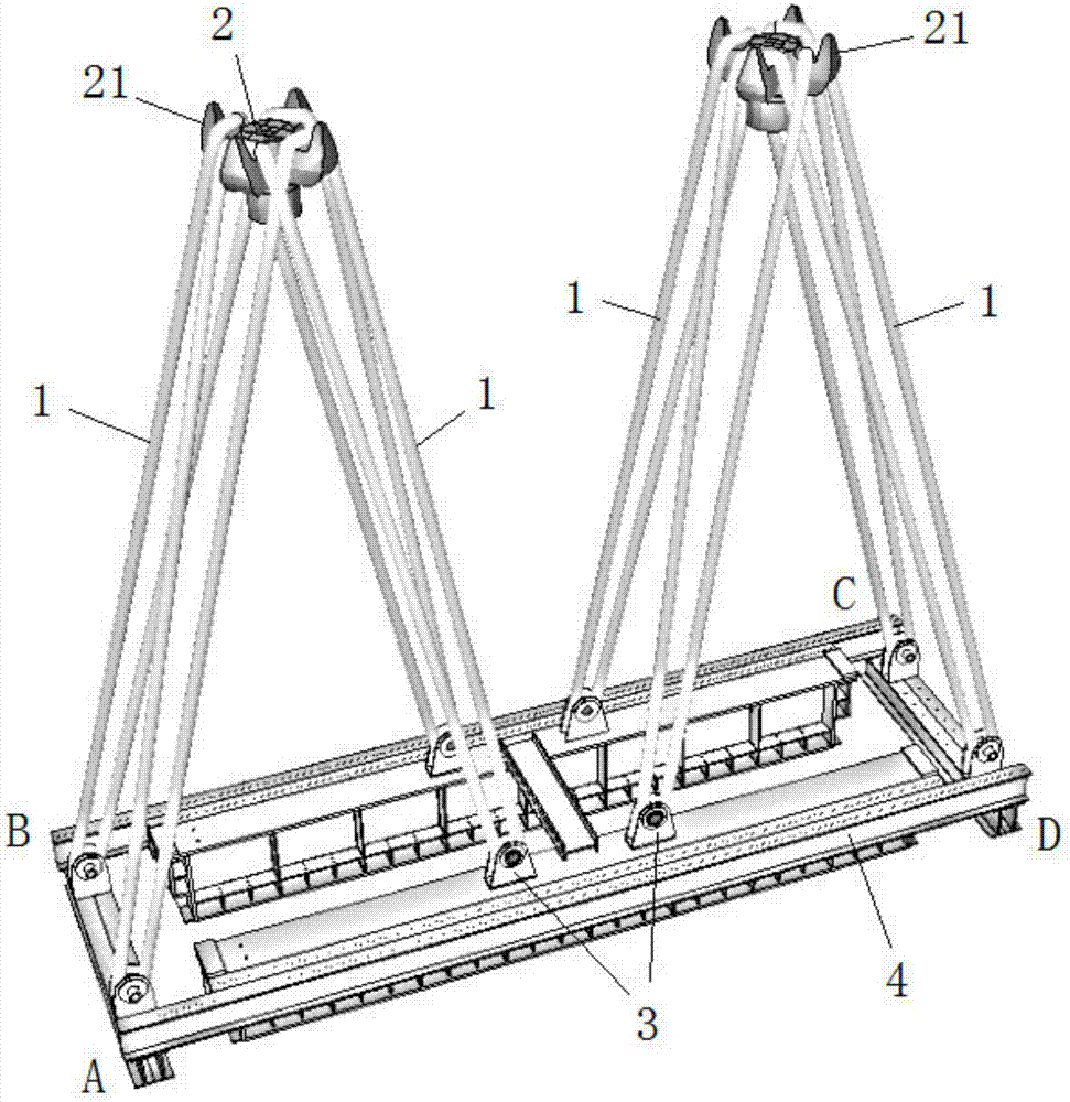 Large structural member sling system and hoisting method