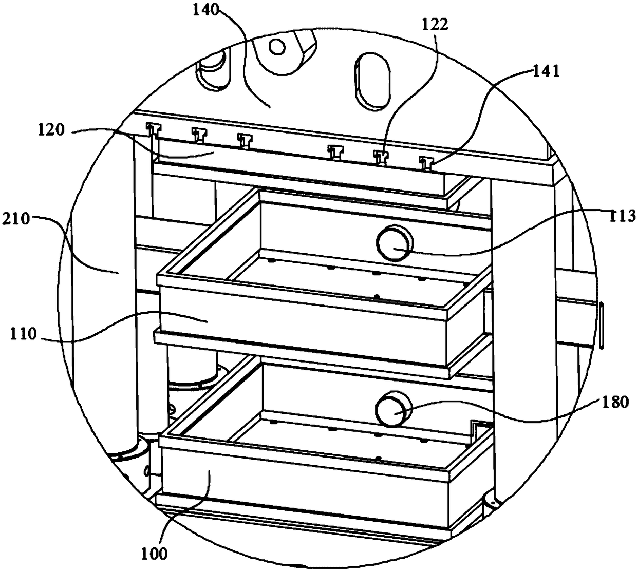 Double-layer die pressing machine and die pressing system