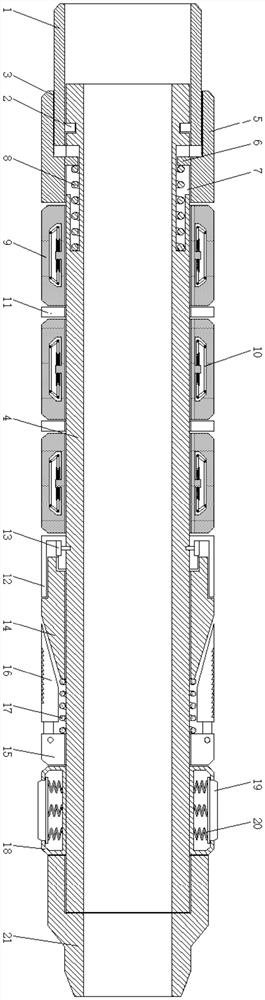 Underground packer based on oil field