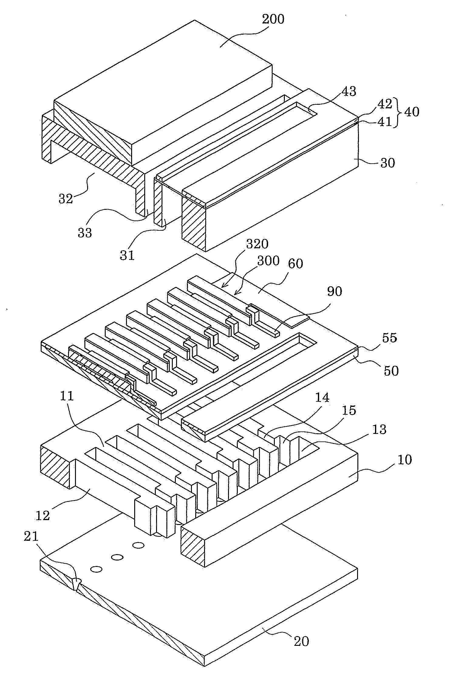 Piezoelectric element, actuator device, liquid-jet head, and liquid-jet apparatus