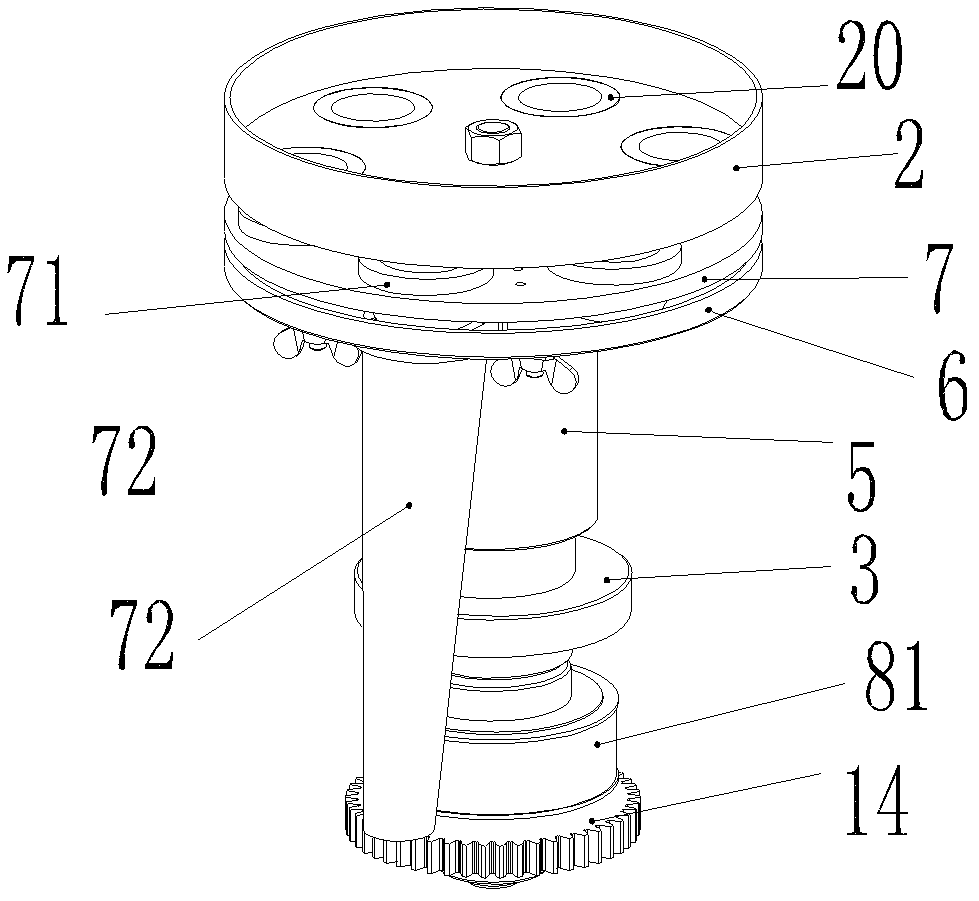 Measuring cup type metering mechanism without bin gate