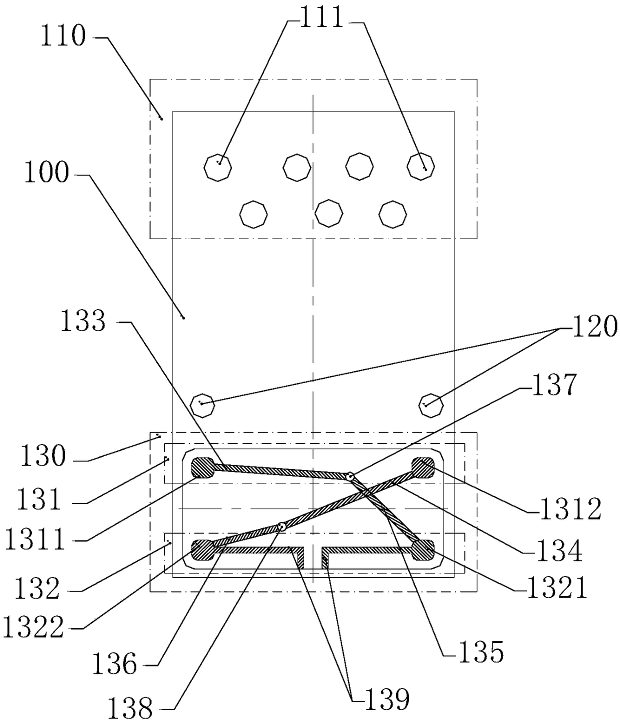 A flexible plate and an assembly system thereof meeting the industry standard