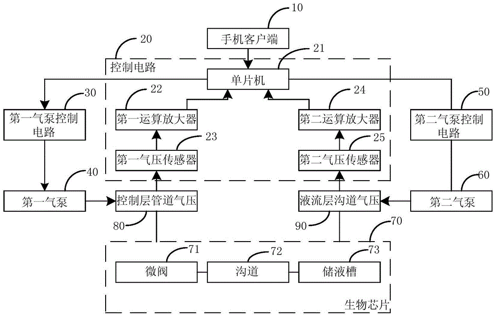 Biochip control system