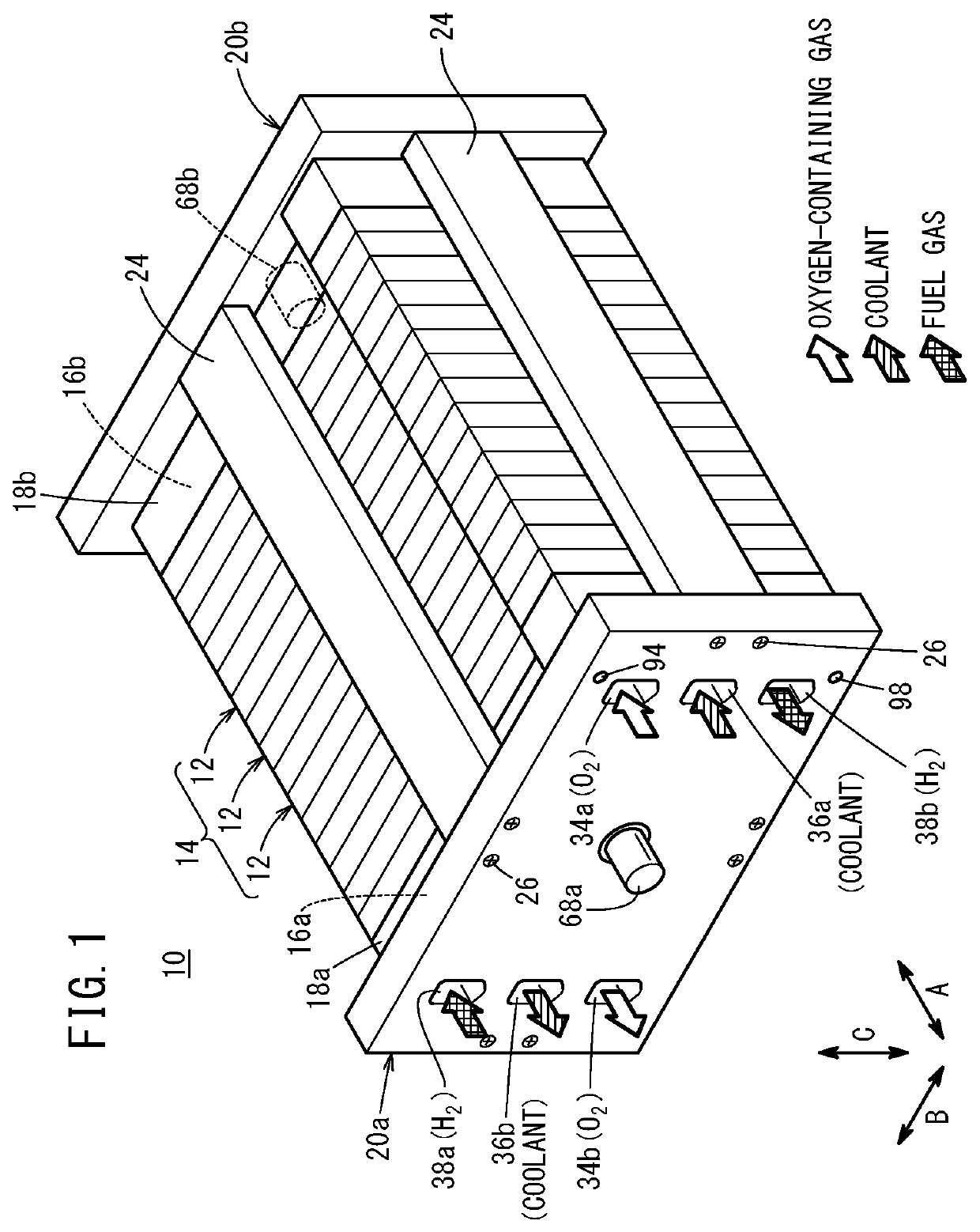 Fuel cell separator and fuel cell stack