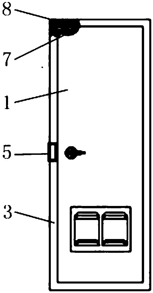 Multiple-door interlocking device