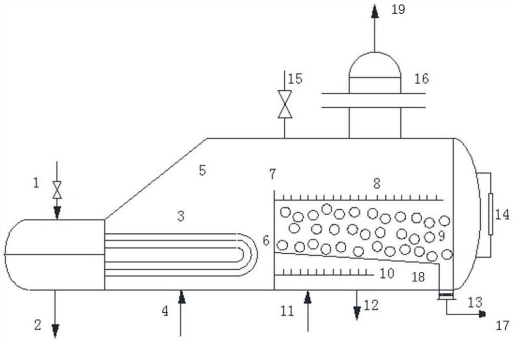 Packing type urea catalytic hydrolysis device