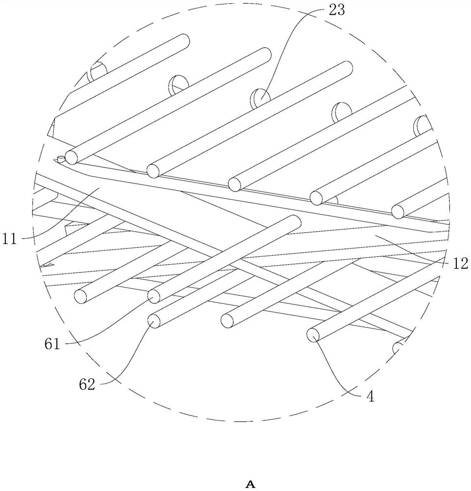 Environment-friendly concrete prefabricated slab structure and construction method thereof