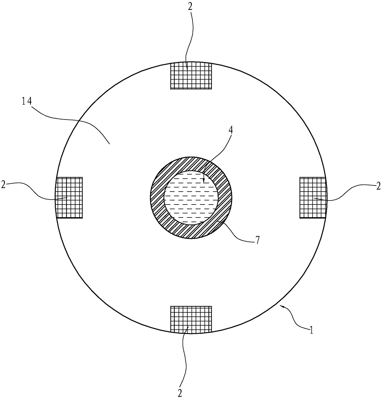 A bioreactor and its treatment method for eutrophic water